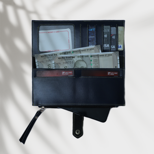 Two Fold Button Clutch