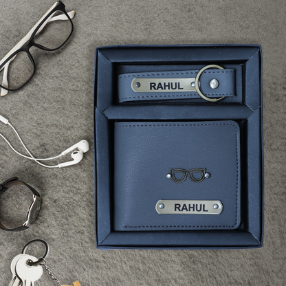 Imported Leather Wallet & Keychain Combo